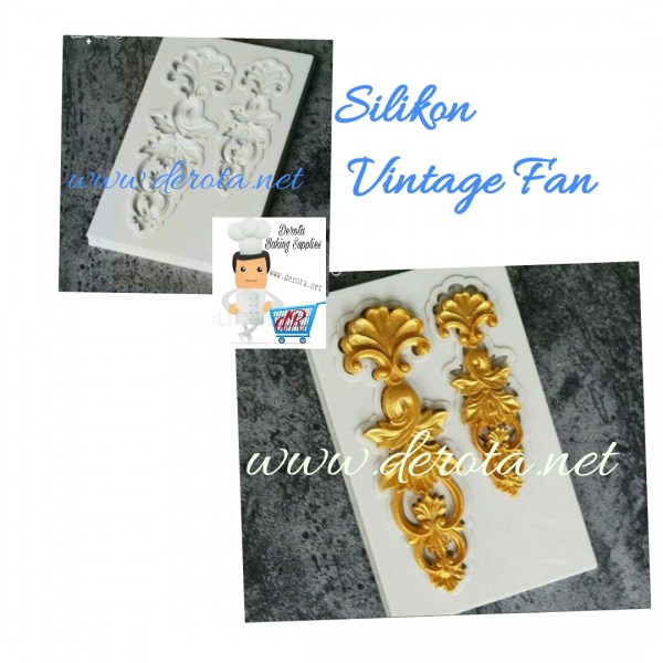 Derota Cetakan silikon vintage fan