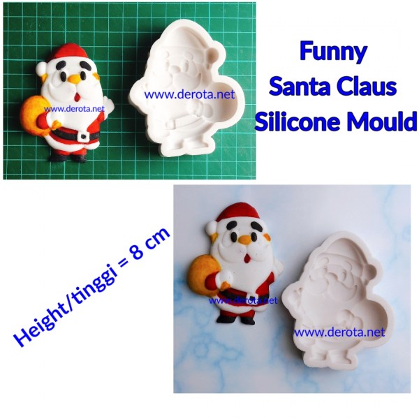 derota-baking-supplies-silicone-mould-funny-santa-claus