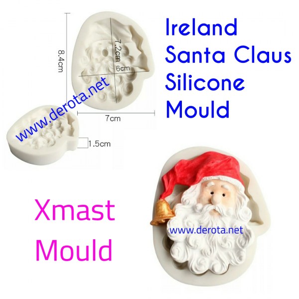 derota-baking-supplies-cetakan-silikon-silicone-mould-ireland-santa-claus